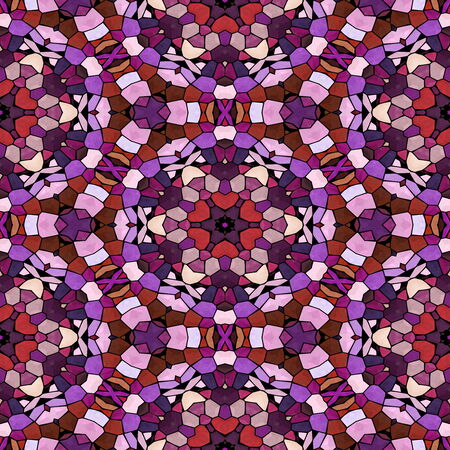 Glass mosaic kaleidoscopic seamless generated hires textureの写真素材