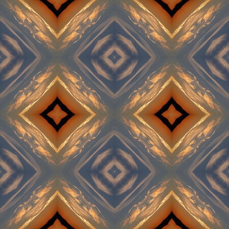 Kaleidoscopic sunset seamless generated texture or background