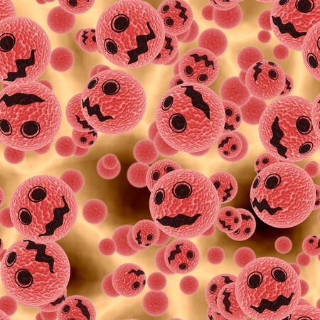 Bad virus seamless generated hires texture