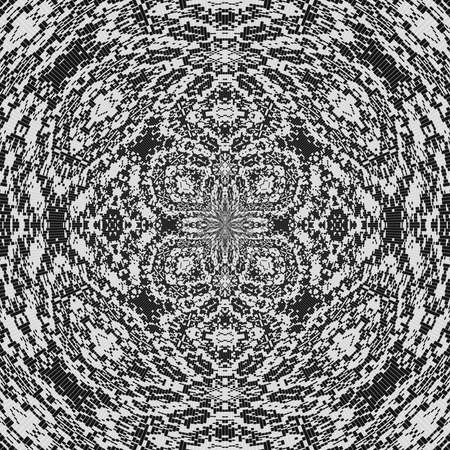 Radial curtain lace generated texture