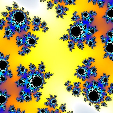 Fractal floral patternの写真素材