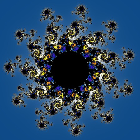 Fractal floral patternの写真素材