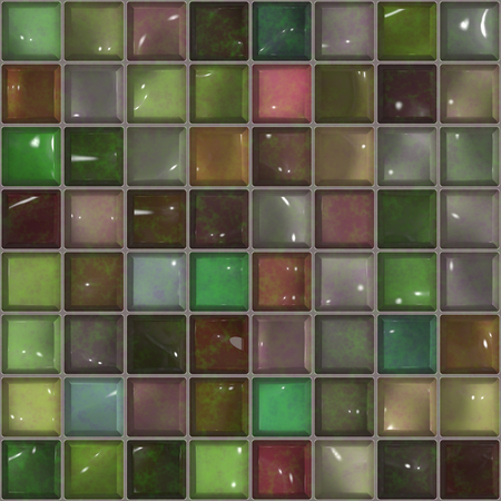 Tiles seamless generated textureの写真素材
