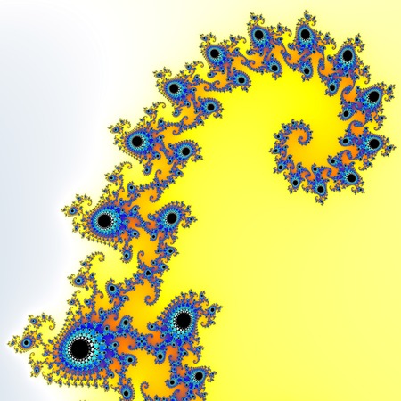 Fractal seahorse patternの写真素材