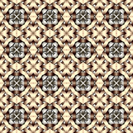 Celtic waves decoration generated seamless texture