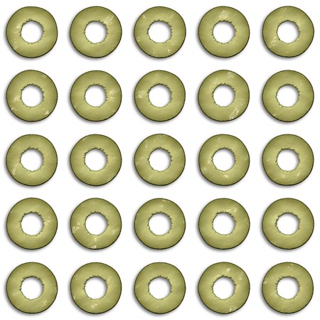 Sliced fruits generated textureの写真素材