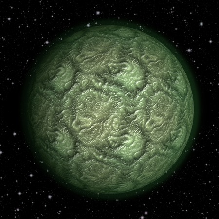 Abstract planet generated texture backgroundの写真素材