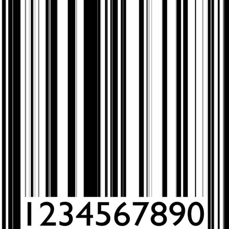 Abstract barcode strip