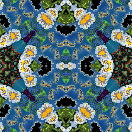 Kaleidoscopic ornamental patternの写真素材