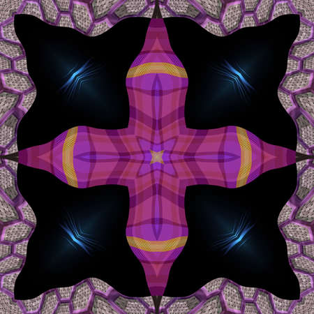 Ornamental pattern wallpaper tileの写真素材