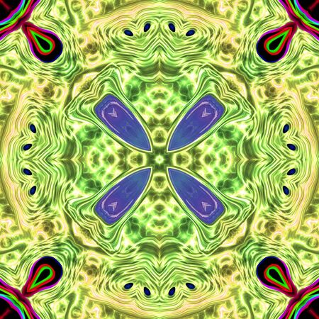 Ornamental pattern wallpaper tile
