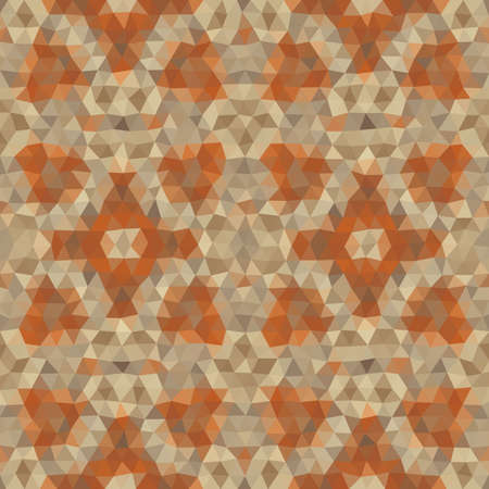 Kaleidoscopic low poly triangle style vector mosaic background