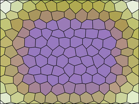 Frame low poly hexagon style vector mosaic backgroundのイラスト素材