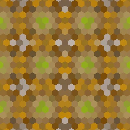 Kaleidoscopic low poly hexagon style vector mosaic background