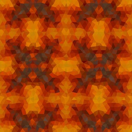 Kaleidoscopic low poly triangle style vector mosaic background