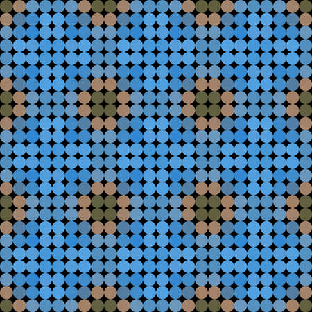 Kaleidoscopic low poly circle style vector mosaic backgroundのイラスト素材