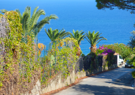 Landscape of Gioiosa Marea at Sicilyの写真素材