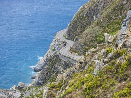 Gulf of Capo Calava at Sicilyの写真素材