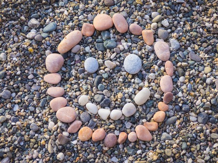 Stone smile face