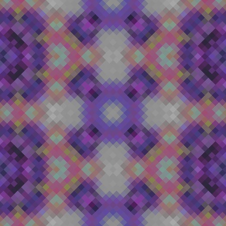 Kaleidoscopic low poly rhomb style vector mosaic background