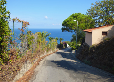 Landscape of Gioiosa Marea at Sicilyの写真素材