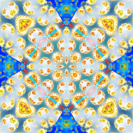 Ornamental pattern wallpaper tileの写真素材