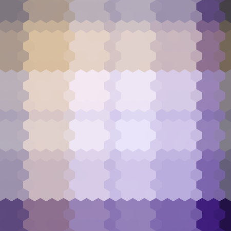 Kaleidoscopic low poly hexagon style vector mosaic background
