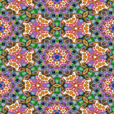 Spot kaleidoscopic seamless generated hires texture or background