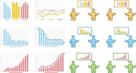 Set of elements for developing creative colorfull infographics のイラスト素材