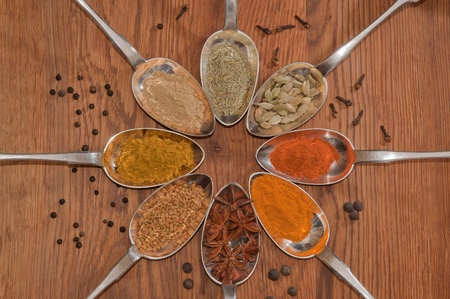 Spice palette for your creation.の写真素材