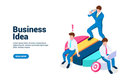Business idea concept.のイラスト素材