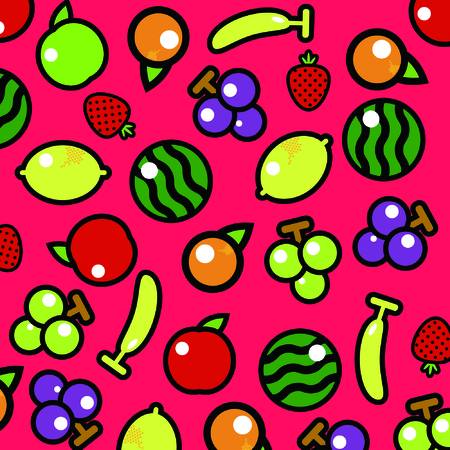 Fruit patternのイラスト素材