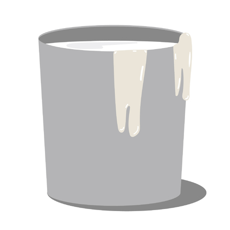 Paint Bucket on white background.のイラスト素材