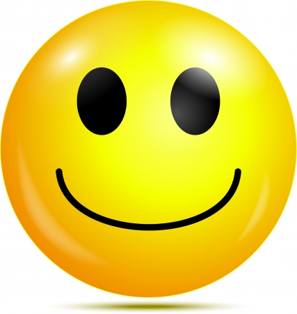 Happy smiley emoticon のイラスト素材