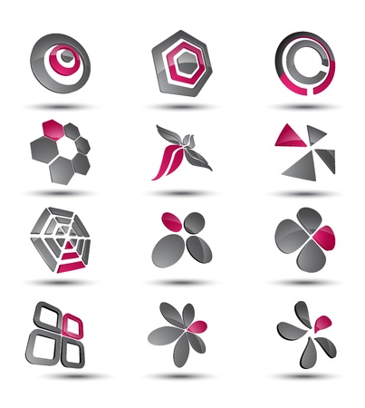 Abstract business icon collection setのイラスト素材