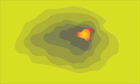 Color Wave Background. Beautiful elegant Illustration graphic art designのイラスト素材