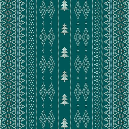 Creative design cloth pattern. Tribal ethnic ornament seamless pattern. Colorful vector illustration. Ethnic motif for textileのイラスト素材