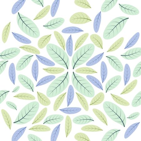leaves seamless pattern decoration. leaves background