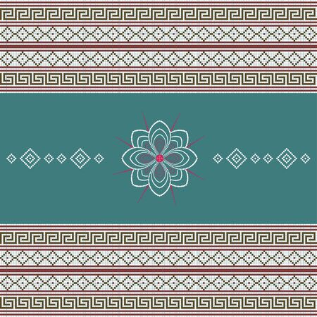 seamless pattern ornamental fabric texture for house wall wallpaper designs. home background...