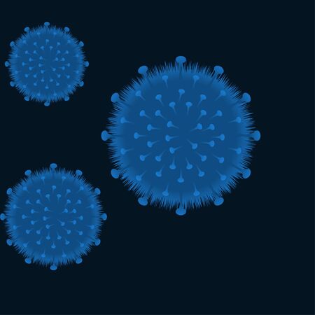 Coronavirus outbreak and coronaviruses influenza background as dangerous flu strain cases as a...