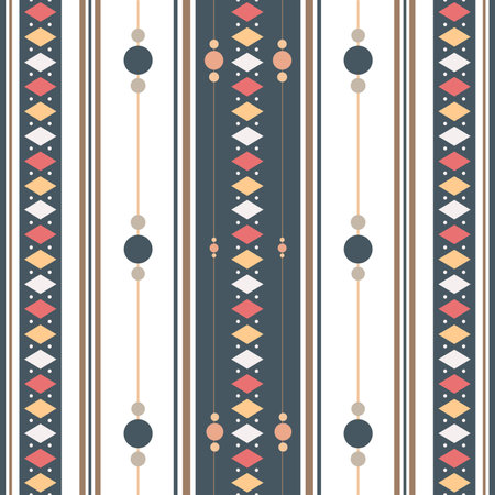 Abstract Striped Pattern fabric. suitable for your print fabric, sarong, ulos, sari, doodle etc. vector illustration fabric cloth designのイラスト素材