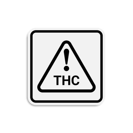 Product packaging symbol of marijuana. vector illustrationのイラスト素材