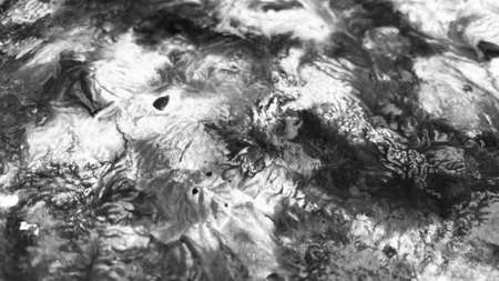 Close Up Black and White Colors Fluid Pouring Abstract Art Acrylic Painting Texture Background