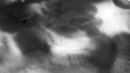 Close Up Black and White Colors Fluid Pouring Abstract Art Acrylic Alcohol Ink Painting Texture...