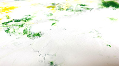 Close Up Colorful Fluid Pouring Abstract Art Acrylic Painting Texture Backgroundの写真素材