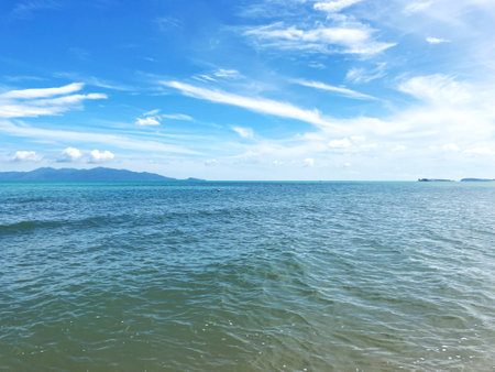 The Sky and Seaの写真素材