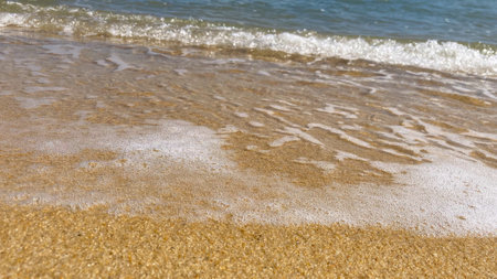 Sand and Sea Nature Backgroundの写真素材