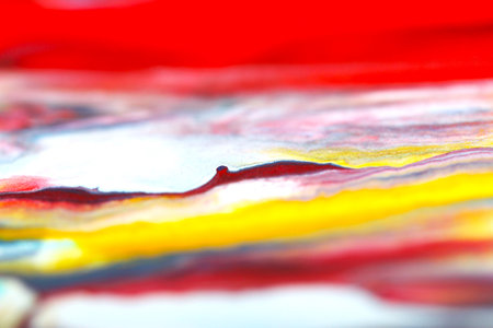 Close Up Colorful Fluid Pouring Abstract Art Acrylic Painting Texture Background