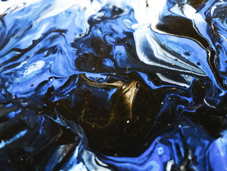 Close Up Colorful Fluid Pouring Abstract Art Acrylic Painting Texture Background