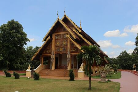 Wangwimok Temple, Nan Province, Thailandの写真素材